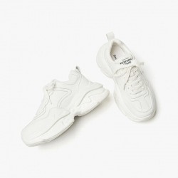 Casual Platform White Sneakers For Women