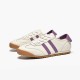 Classic Retro Leather Running White Purple Sneakers For Women