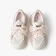 Mesh Patchwork Chunky White Pink Sneakers For Women