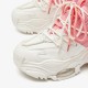 Mixed Color Mesh Casual Chunky Pink White Sneakers For Women