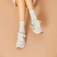 Multi-colors Chunky Ripple Grey White Sneakers For Women