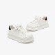 Shell Toe Retro Chunky Black White Sneakers For Women