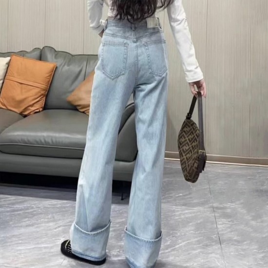 2024 Fashion Ltblue Jeans For Womens