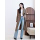 2024 Fashion Wide-leg Ltblue Jeans For Women